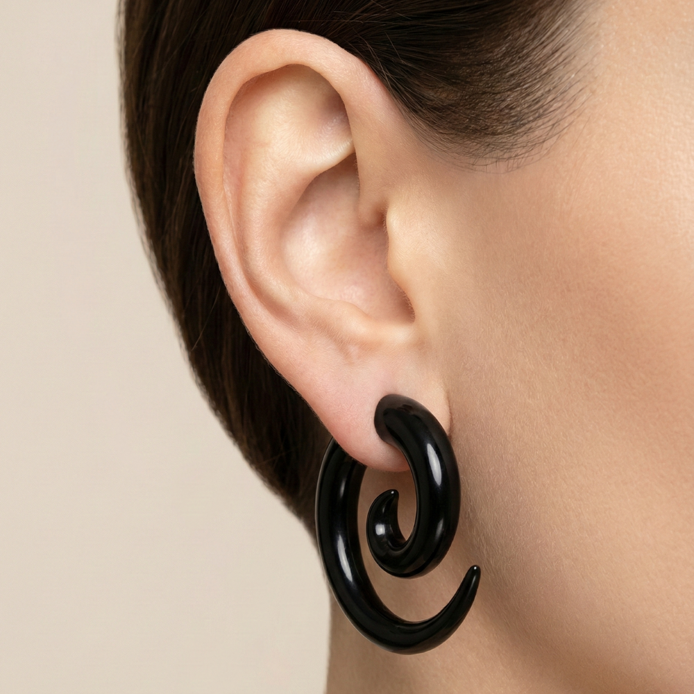 Kolczyki ze spiralą