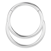 Clicker segmentato in titanio - Doppio anello - Pianeta penetrante