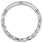 Estructura de círculo de púas segmentadas con clicker de titanio