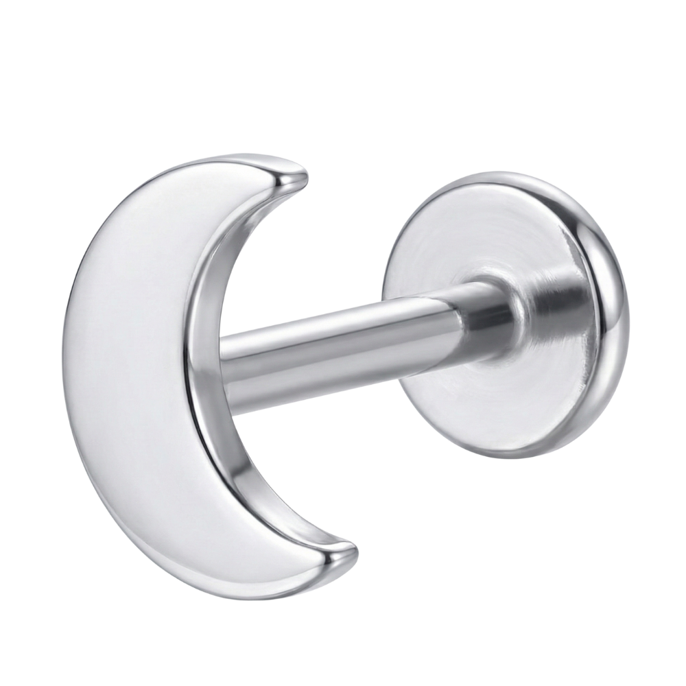 Labret de titanio - Luna