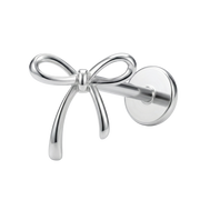 Labret decorativo de titanio - Lazo