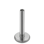 Barra de titanio - Labret con rosca interna