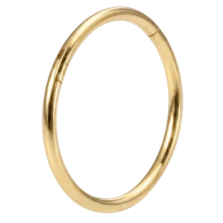 Tytanowy Clicker Segmentowy - Kółko - Piercing Planet