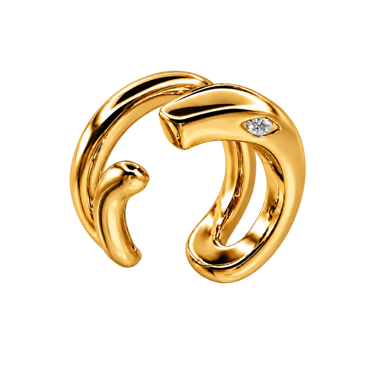 Nausznica Wąż - Ear Cuff