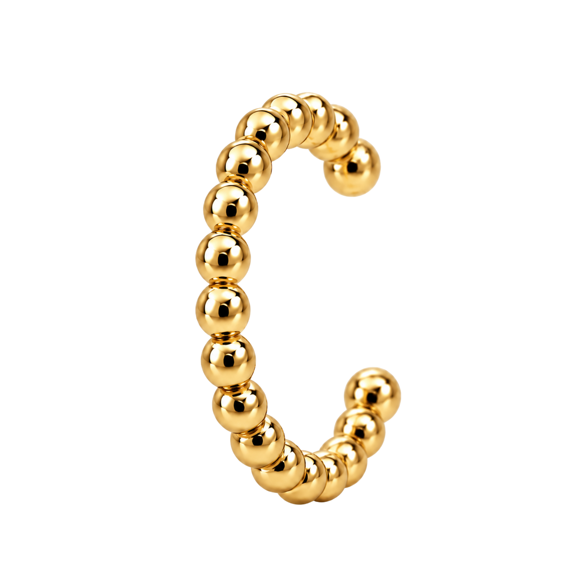 Nausznica z Kuleczkami - Ear Cuff