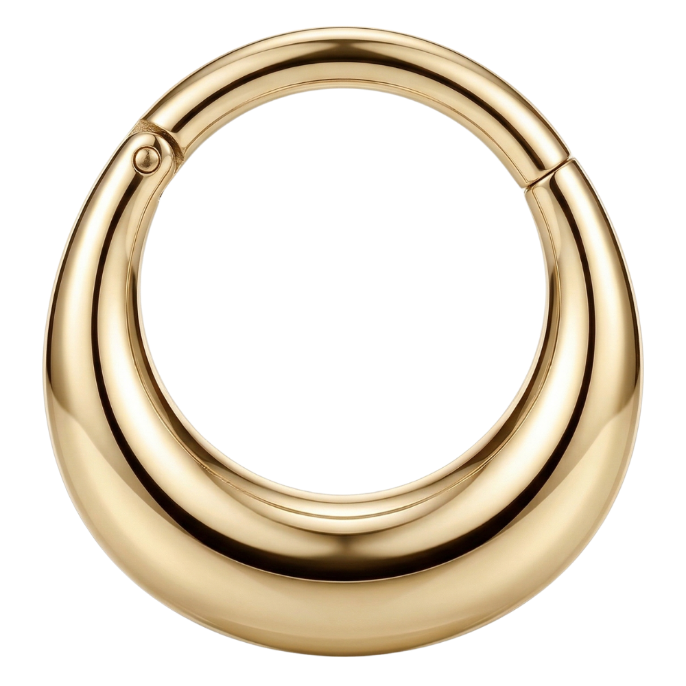 Stalowy Clicker Segmentowy Gruby - Kółko