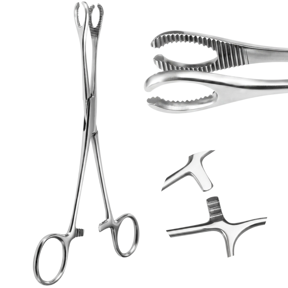 Alicates para piercing - Redondo, Abierto, 0,8 cm