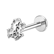 Tytanowy Labret Ozdobny Zaba