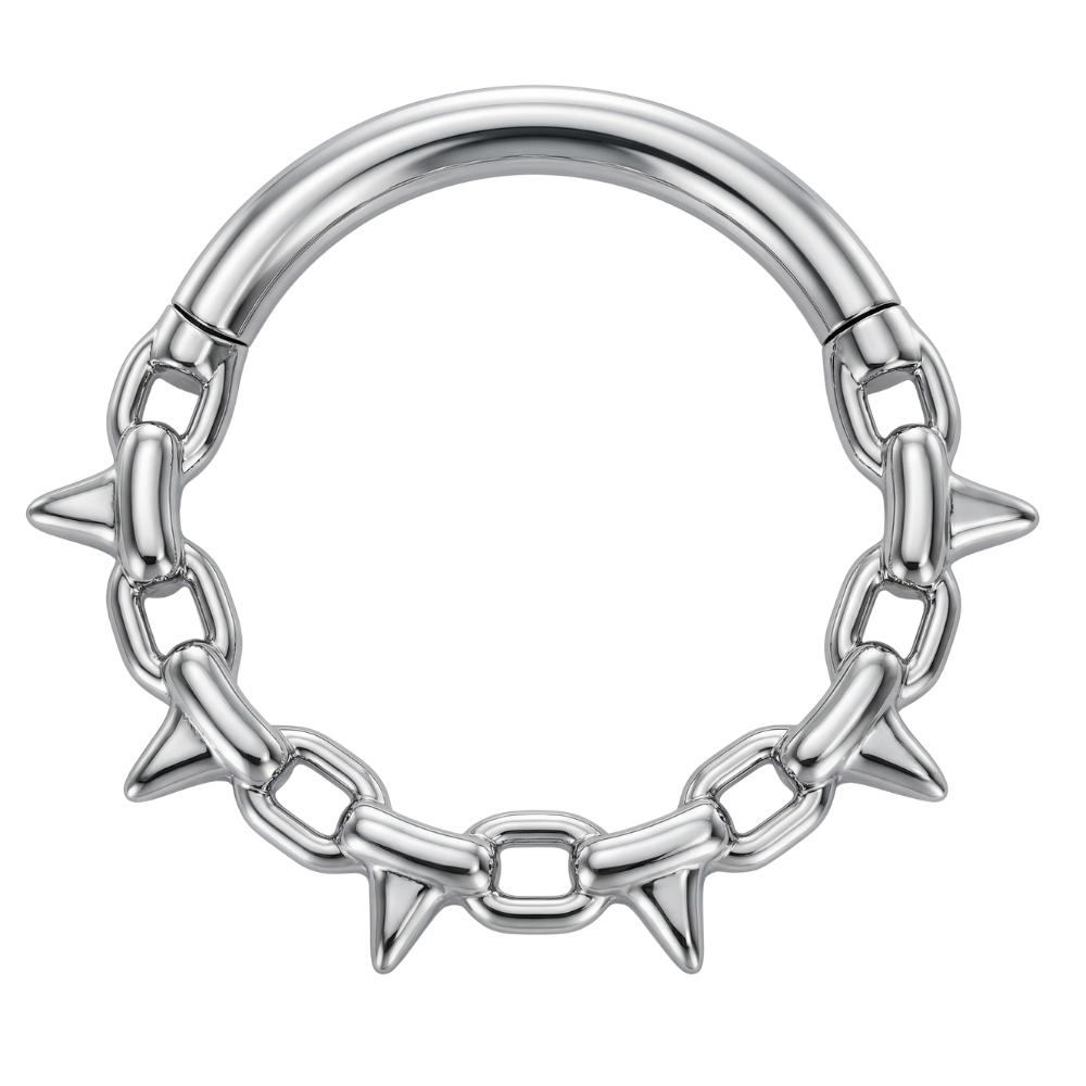 Stalowy Clicker Segmentowy Ciernie - Kółko