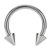 Titanová podkova s kuželem - vnější závit