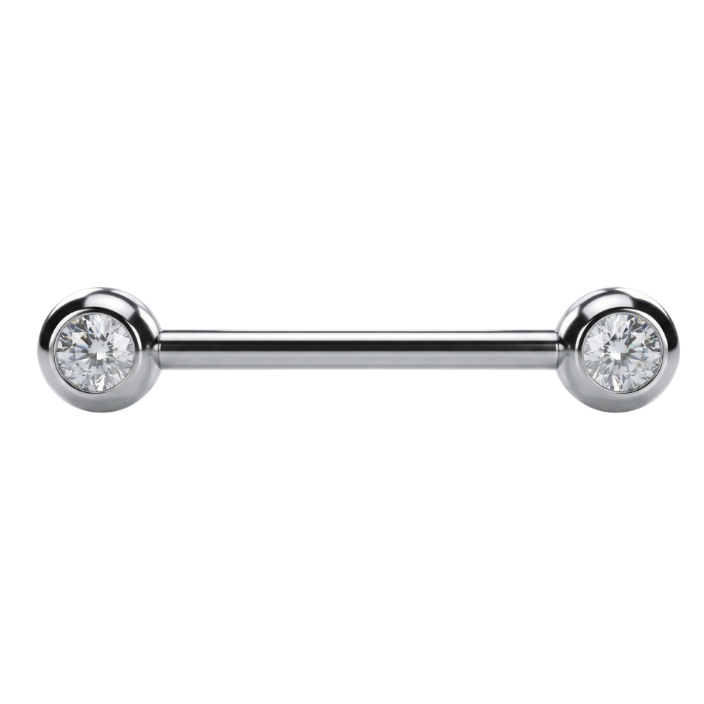 Anillo de pezón de titanio - Circonitas