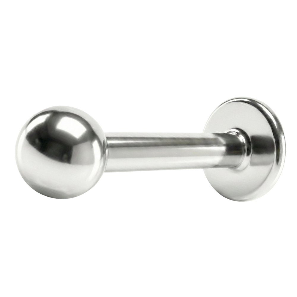 Titanium Labret With Ball - External Thread