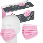 Disposable Surgical Masks Pink - 50 pieces
