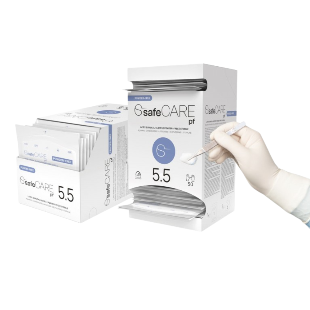SafeCARE Powder-Free Sterile Surgical Gloves - 1 Pair
