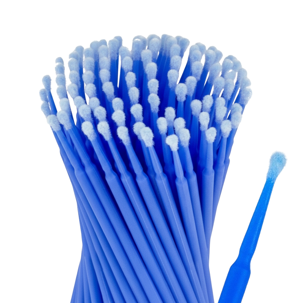 Fiberless Microbrush Applicators - 2.5mm 100 pcs