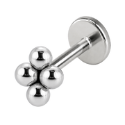 Dekoratives Titan-Labret – Vier Kugeln