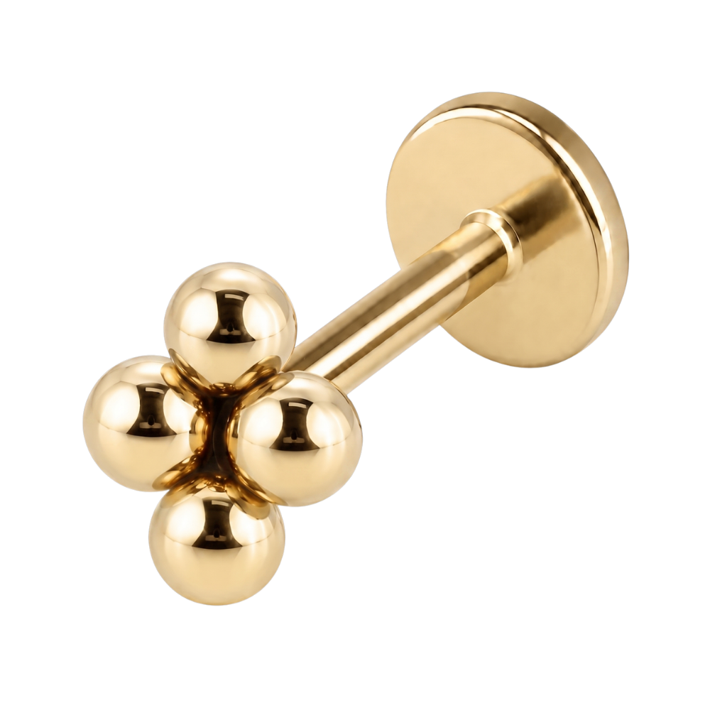 Dekoratives Titan-Labret – Vier Kugeln